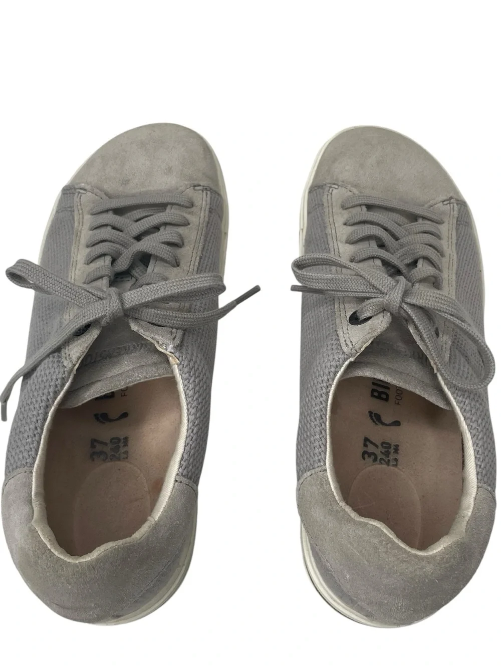 Birkenstock Bend Low Canvas Whale Gray Sneakers Size 37 Women’s 6 Narrow Medium